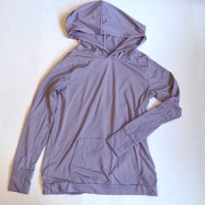 Lightweight Athleisure Hoodie, Lavender, Size 12